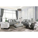 Verne Bluish Gray Sofa - U&U Home Budget Furniture (Carteret, NJ)