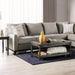 LANTWIT Sectional, Light Gray - U&U Home Budget Furniture (Carteret, NJ)