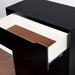 LENNART II Black Chest - U&U Home Budget Furniture (Carteret, NJ)