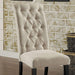 Mashall Beige/Antique Black Side Chair, Ivory (2/CTN) - U&U Home Budget Furniture (Carteret, NJ)