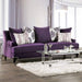 Sisseton Purple Sofa - U&U Home Budget Furniture (Carteret, NJ)