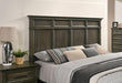 HOUSTON Cal.King, E.King & Queen Bed, Gray - U&U Home Budget Furniture (Carteret, NJ)