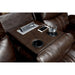 Listowel Brown Love Seat - U&U Home Budget Furniture (Carteret, NJ)