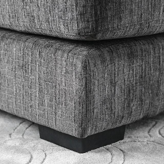 Kaylee Gray L-Shaped Sectional - U&U Home Budget Furniture (Carteret, NJ)