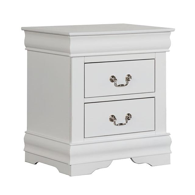 Louis Philippe Nightstand - U&U Home Budget Furniture (Carteret, NJ)