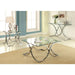 LUXA Chrome End Table - U&U Home Budget Furniture (Carteret, NJ)