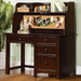 Omnus Dark Walnut Desk - U&U Home Budget Furniture (Carteret, NJ)