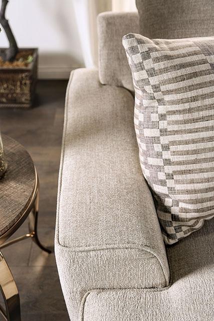 HOLBORN Sofa, Beige - U&U Home Budget Furniture (Carteret, NJ)