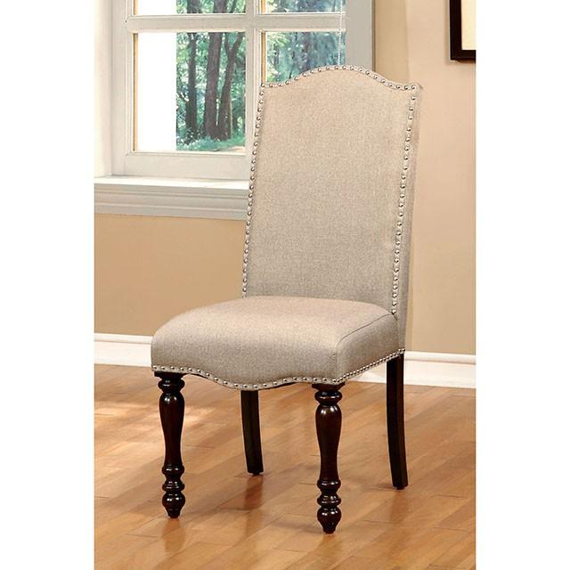 HURDSFIELD Antique Cherry Side Chair - U&U Home Budget Furniture (Carteret, NJ)