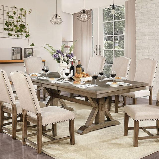 Julia Light Oak Dining Table - U&U Home Budget Furniture (Carteret, NJ)