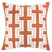 Kari Orange 20" X 20" Pillow, Spice - U&U Home Budget Furniture (Carteret, NJ)