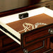 NORTHVILLE Dark Cherry Night Stand - U&U Home Budget Furniture (Carteret, NJ)