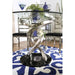 ROXO Silver/Black Round Dining Table - U&U Home Budget Furniture (Carteret, NJ)