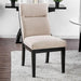 Jasmin Black/White Side Chair (2/CTN) - U&U Home Budget Furniture (Carteret, NJ)