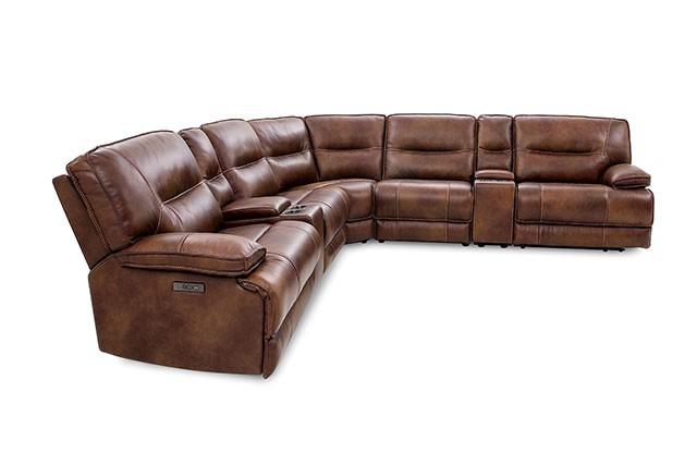 LOUELLA Power Sectional - U&U Home Budget Furniture (Carteret, NJ)