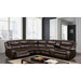 Pollux Brown Sectional - U&U Home Budget Furniture (Carteret, NJ)
