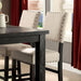 Sania II Antique Black/Beige Counter Ht. Chair (2/CTN) - U&U Home Budget Furniture (Carteret, NJ)