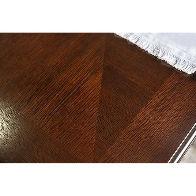 Townsville Dark Walnut 60" Dining Table - U&U Home Budget Furniture (Carteret, NJ)