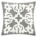 Trudy Silver 20" X 20" Pillow, Silver - U&U Home Budget Furniture (Carteret, NJ)
