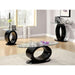LODIA III Black Sofa Table, Black - U&U Home Budget Furniture (Carteret, NJ)