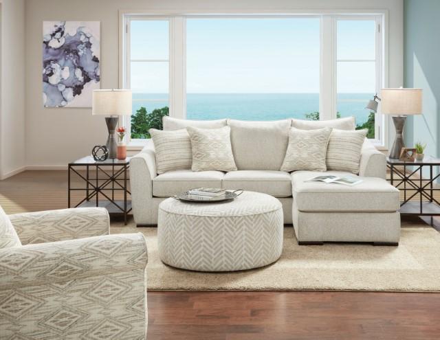 SALTNEY Ottoman - U&U Home Budget Furniture (Carteret, NJ)