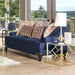 Sisseton Navy Love Seat - U&U Home Budget Furniture (Carteret, NJ)