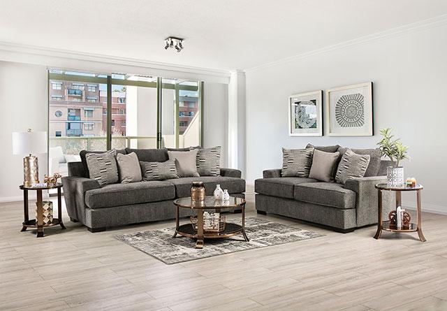 HOLBORN Sofa, Gray - U&U Home Budget Furniture (Carteret, NJ)