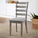 LAQUILA Side Chair (2/CTN), Gray - U&U Home Budget Furniture (Carteret, NJ)