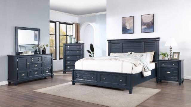 MANZANILLO Cal.King, E.King, & Queen Bed - U&U Home Budget Furniture (Carteret, NJ)