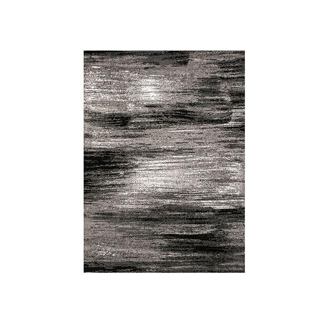 Sivas Gray/Black 8' X 10' Area Rug - U&U Home Budget Furniture (Carteret, NJ)