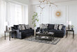 SONORA Loveseat, Dark Navy - U&U Home Budget Furniture (Carteret, NJ)