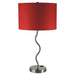 Sprig Red Table Lamp (2/CTN) - U&U Home Budget Furniture (Carteret, NJ)