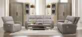 VASILIOS Power Sofa, Taupe - U&U Home Budget Furniture (Carteret, NJ)