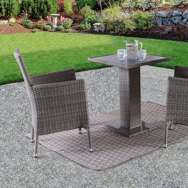 Aminta Patio Bistro Set (3 & 5 PC) - U&U Home Budget Furniture (Carteret, NJ)