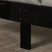 MAGDEBURG Cal.King Bed, Black & White - U&U Home Budget Furniture (Carteret, NJ)