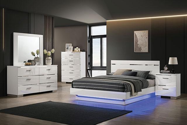 Erlach 4 & 5 Piece Queen Bedroom Set - U&U Home Budget Furniture (Carteret, NJ)