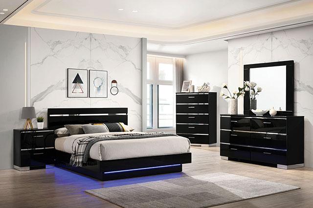 Erlach 4 & 5 Piece Queen Bedroom Set - U&U Home Budget Furniture (Carteret, NJ)