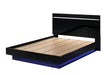 Erlach Bed Black & White - U&U Home Budget Furniture (Carteret, NJ)