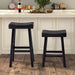 Biasca 29" Stool (2/CTN) White, Brown, & Black - U&U Home Budget Furniture (Carteret, NJ)
