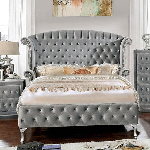 Alzir 4 & 5 Pc Queen Bedroom Set - U&U Home Budget Furniture (Carteret, NJ)