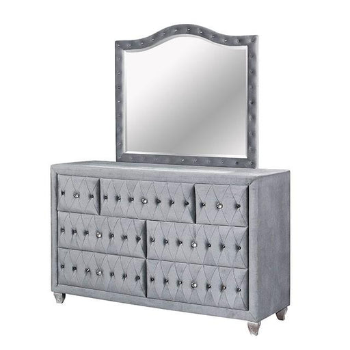 Alzir Dresser Gray - U&U Home Budget Furniture (Carteret, NJ)