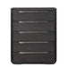 Osterley Chest Black - U&U Home Budget Furniture (Carteret, NJ)