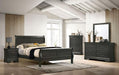 Louis Philippe Night Stand Gray - U&U Home Budget Furniture (Carteret, NJ)