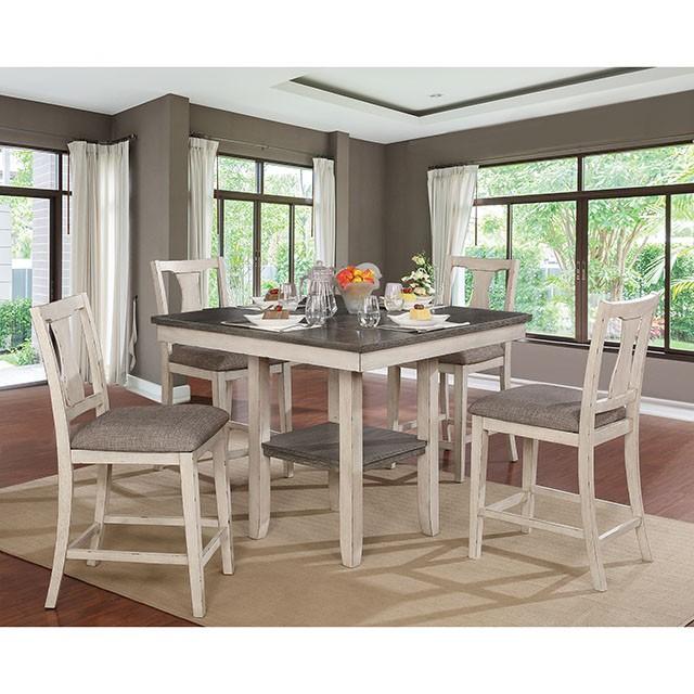 Ann Counter Ht. Table Set - U&U Home Budget Furniture (Carteret, NJ)