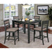 Fafnir 5 & 7 Piece Counter Ht Table Set - U&U Home Budget Furniture (Carteret, NJ)