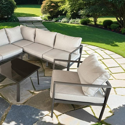 Farisha 6 Pc. Outdoor Sectional Set - U&U Home Budget Furniture (Carteret, NJ)