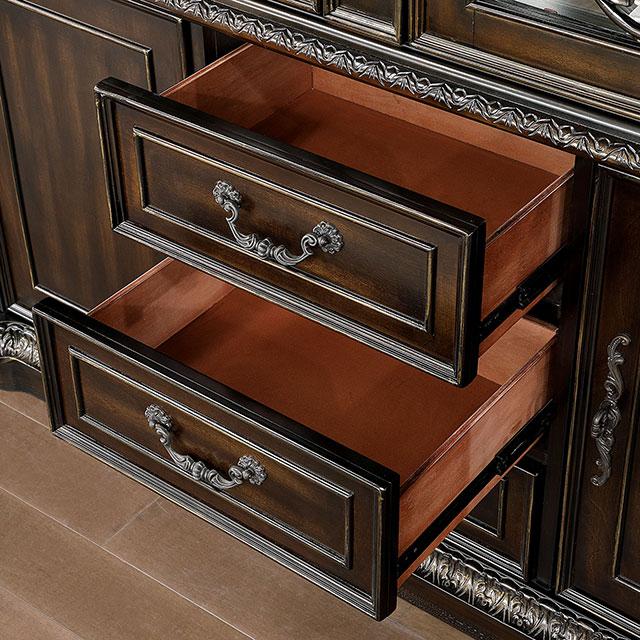 LOMBARDY Hutch & Buffet - U&U Home Budget Furniture (Carteret, NJ)