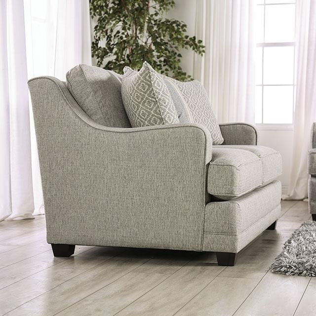 STEPHNEY Sofa, Gray/Gold - U&U Home Budget Furniture (Carteret, NJ)