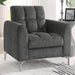 LUPIN Chair, Dark Gray - U&U Home Budget Furniture (Carteret, NJ)