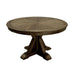 Julia Light Oak Round Dining Table - U&U Home Budget Furniture (Carteret, NJ)